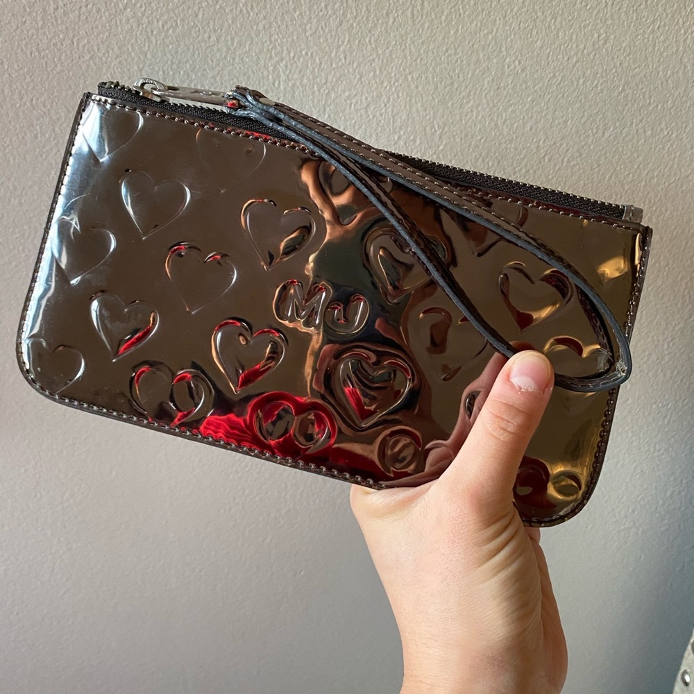 Marc by Marc Jacobs Mirror Hearts Wristlet Clutch